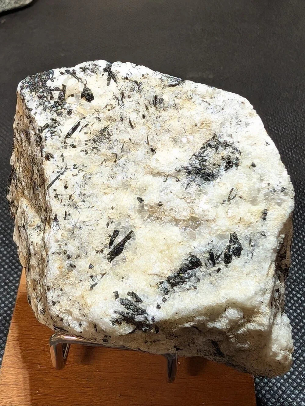 Raw Black Tourmaline In Quartz Specimen